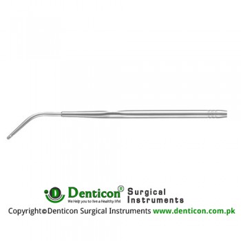 Cogswell Suction Tube With Finger Cutt Off Stainless Steel, 24.5 cm - 9 3/4" Diameter 2.0 mm Ø